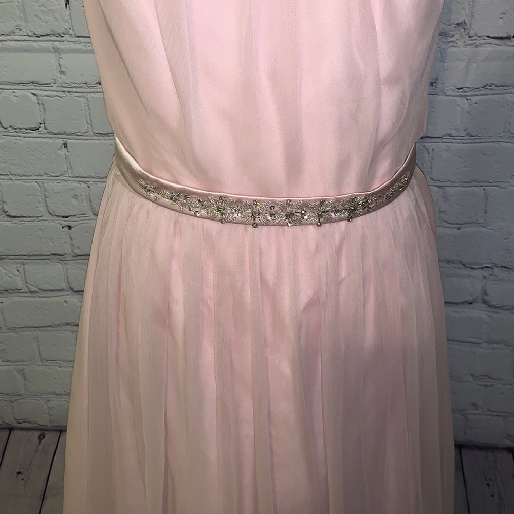 💕 Lela Rose pink chiffon evening gown. Size 16💕 - Picture 6 of 10